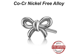 Вставка Steel and Silver бантик Вставка Steel and Silver бантик
